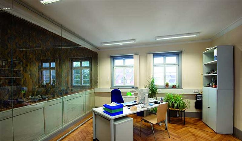 Büroraum mit KEIM Innendämmsystem