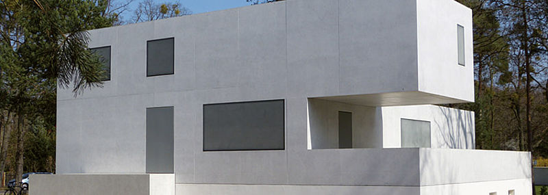 Betoncosmetica: Mineraal betonlasur voor een nieuw gebouw
